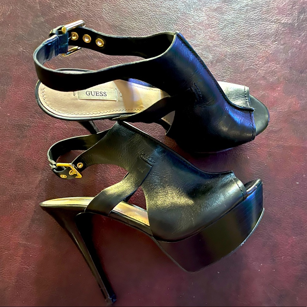 Guess black heels